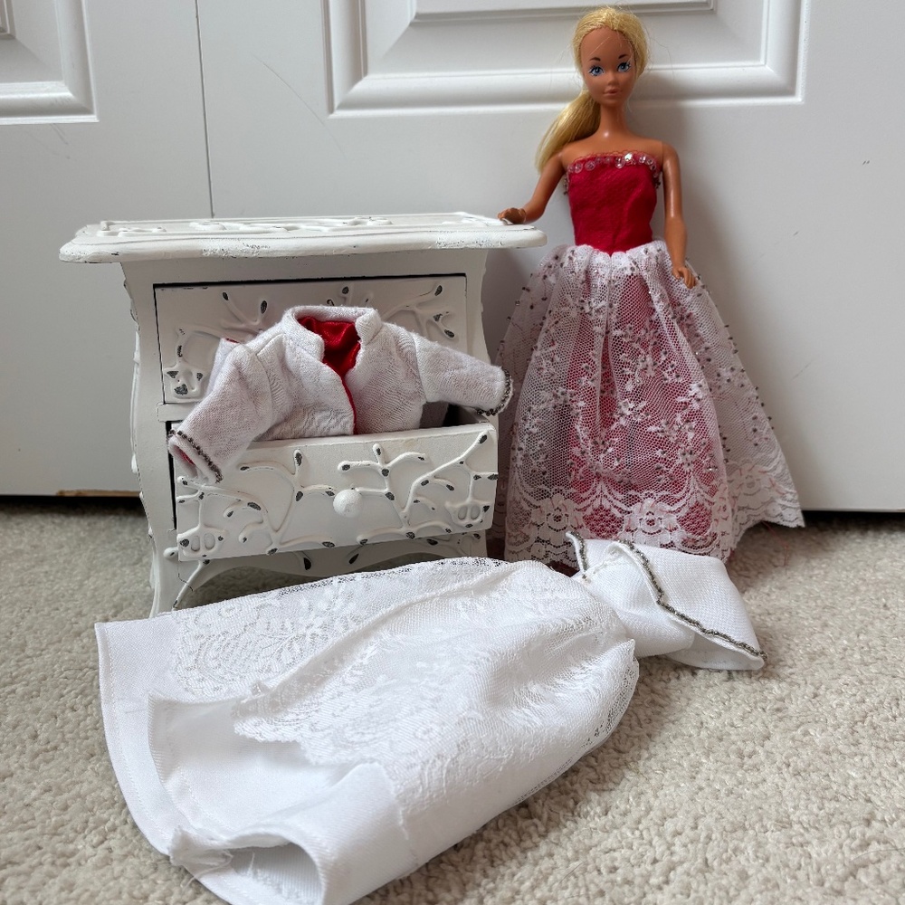 Vintage Y2K handmade barbie clothes Set of 3